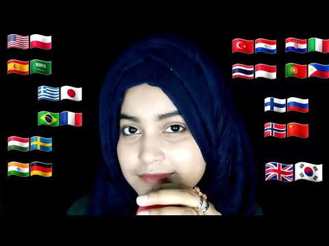 ASMR "Chemistry" In Different Languages With Mouth Sounds