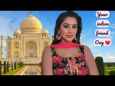 🇮🇳🌷🪻Your indian friend Oxy gives you traditional clothes●Indian accent ASMR