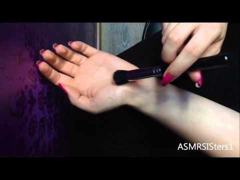 ASMR Arm tickling with brush