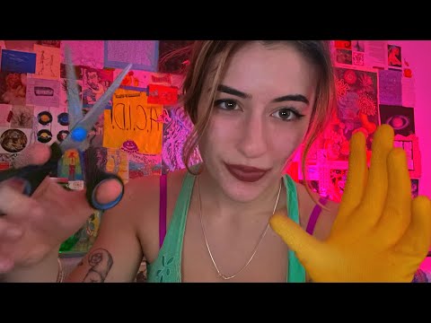 [ASMR] - DOCTOR GIVES YOU HAIRCUT - Medical Exam With Hairstyling ✂️ 💊
