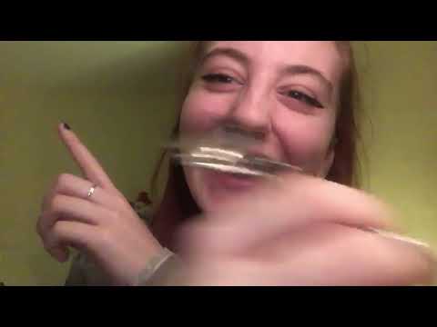 asmr - scissor snipping, eyelash curler, mouth sounds and drawing on you - LILLIE'S CUSTOM