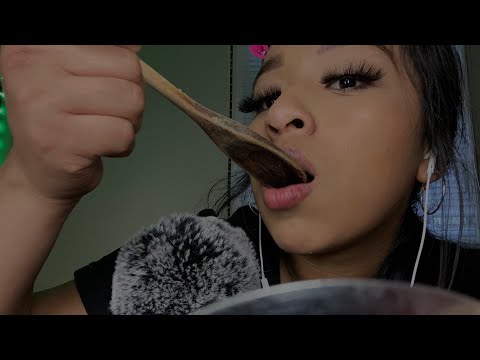 ASMR eating you for dinner role-play + layered sounds 🙈❣️💆🏽‍♀️
