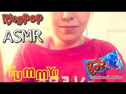 ASMR ~ Eating Ring Pop // Mouth Sounds & Licking Sounds