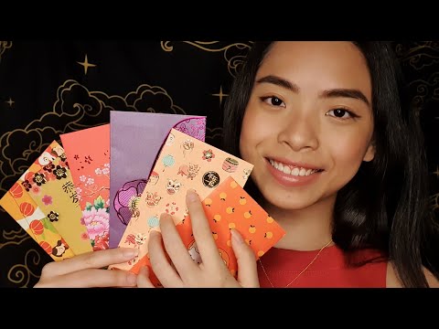 [ASMR] Chinese New Year Red Packet Triggers ✧ Tapping, Scratching, Tracing