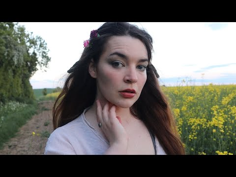 ASMR Spring Fairy Soothes You Little Robin! Bird Song and Face Touching [Binaural]