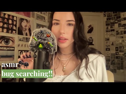 ASMR: rambling while i search for bugs in ur ears🐛 (scalp checking, up-close whispers, mic fluffing)