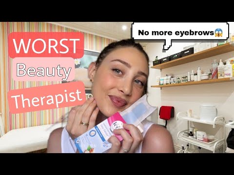 I OVERPLUCK YOUR EYEBROWS AND NOW YOU HATE ME | ASMR ROLEPLAY WORST BEAUTY THERAPIST
