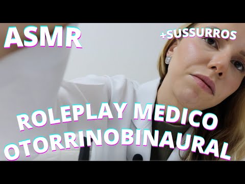 ASMR ROLEPLAY MEDICO OTORRINO -  Bruna Harmel ASMR