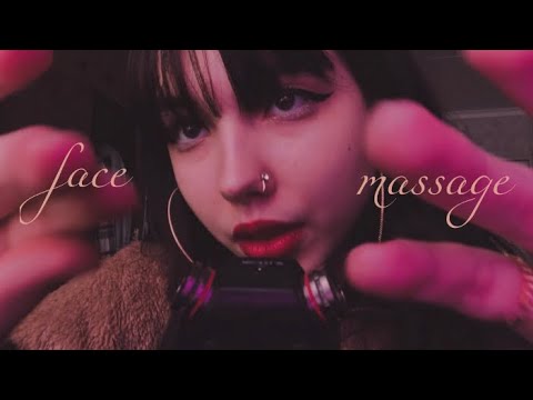 АСМР Массаж Лица и Звуки рта (близкий шёпот) ASMR Face Massage and Mouth Sounds (whispered) 💜