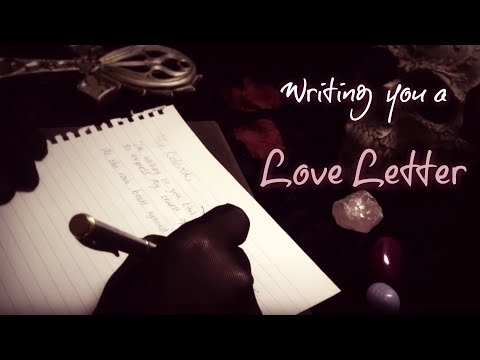 ☆★ASMR★☆ ❤️ Valentines Day ❤️ Writing you a Love Letter 💌