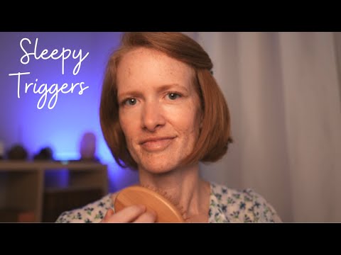 ASMR Sleepy *Tingly* Triggers | Cord pulling, hair brushing & energy cleanse for the end of your day