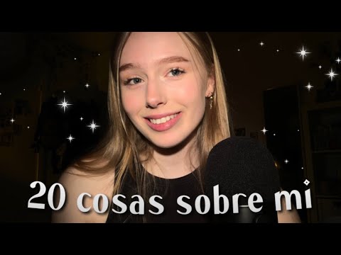 ASMR 20 cosas sobre mi | 20k special en español 🌸