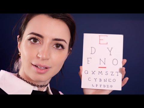 ASMR eye exam but everything is... right?!