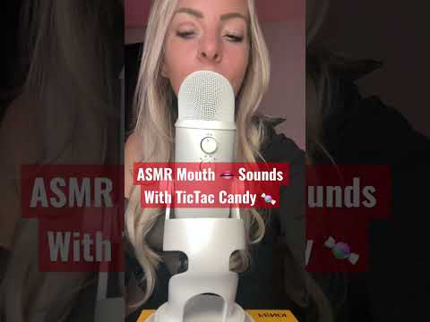 ASMR Mouth Sounds & Whispering With TicTac Candies #asmr