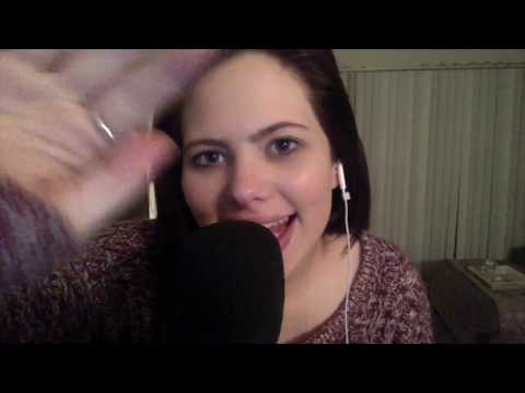ASMR Gum Chewing With Hand Movements
