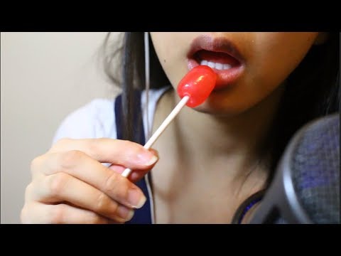 [ASMR] Sharing lollipop - Mouth Sounds👅🍬