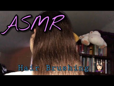 ASMR Brushing & Playing With My Friend’s Hair|Lo-Fi|Whispered Chit-Chat