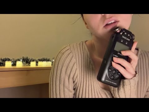 ♡CLOSE Breathy Tascam Whispers in 3 Languages ASMR