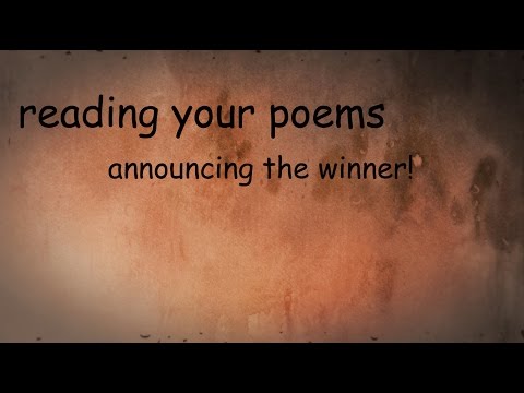 ☆★ASMR★☆ Reading your poems | Announcing contest winner