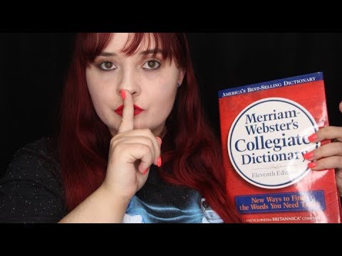 Almost Inaudible Reading Definitions 📖 (ASMR)