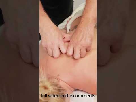 back massage ASMR