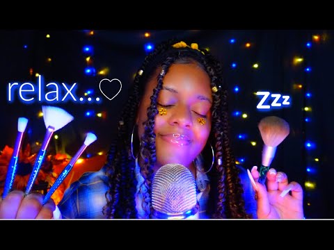 ASMR ✨Relax & I'll Brush All Your Stress Away ♡😴💤 (Layered Sounds for Sleep 😴🌙)