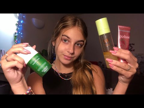 ASMR Doing My Skincare 🌼 Tapping and Whispering