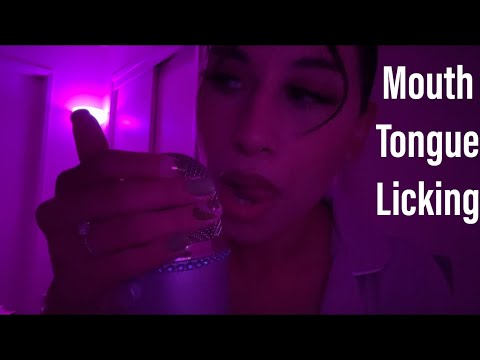 ASMR | Mouth Sounds To Put You To Sleep 😴  ￼ licking, finger sucking, Saliva