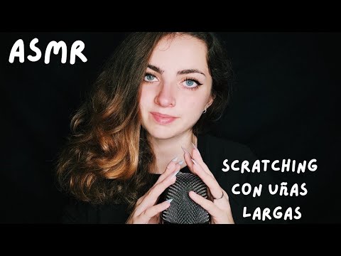 ASMR SCRATCHING con UÑAS LARGAS en diferentes OBJETOS en ESPAÑOL