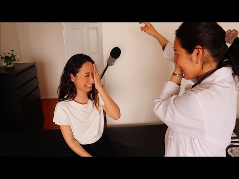 [ASMR] Real Person Cranial Nerve Examination (Medical Exam Roleplay)