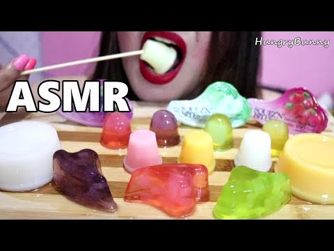 ASMR Jello + Pudding Eating Sounds
