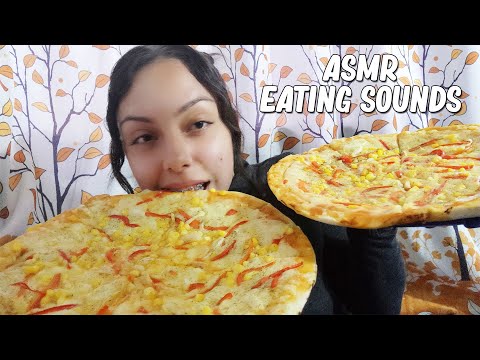 ASMR Español | COMIENDO MUCHA PIZZA ¿QUIERES? 🍕🥤 | EATING SOUNDS