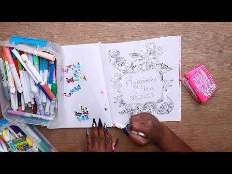 HAPPINESS IS A CHOICE COLORING ASMR CHEWING GUM