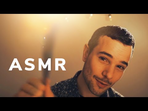 ASMR | JE CARESSE ton VISAGE et T'APAISE (plume, pinceaux et autres miracles)