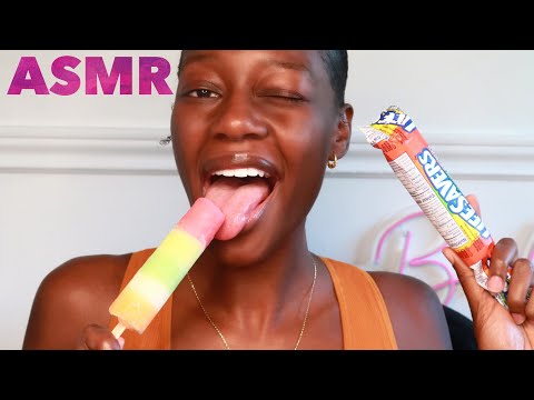 ASMR | WET POPSICLE EATING * Satisfying Sloppy Mouth Sounds
