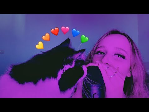 ASMR intense MOUTH SOUNDS 👄 tingly TONGUE swirls and unexpected guest XD