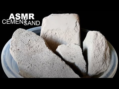 ASMR Satisfying Cement Sand Crumble+Dipping in Water #258