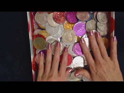 ASMR Request ~ Shuffling/Moving Doubloons (Mardi Gras Coins)