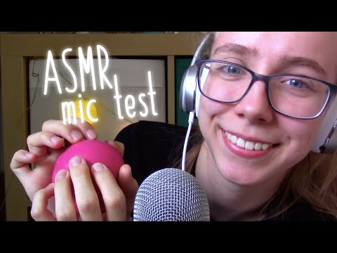 ASMR Mic Test || Blue Yeti test with various triggers (whispering, tapping, mic brushing...) 🎤👂