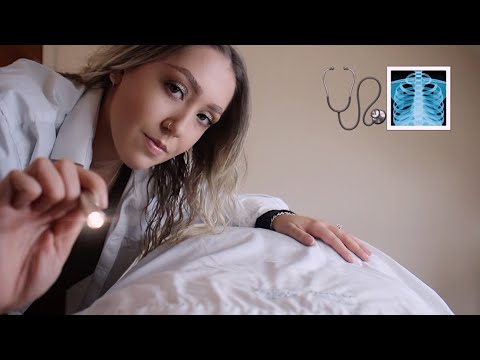 ASMR Nurse Exams You In Bed - Full Body Head to Toe Assessment (Personal Attention)