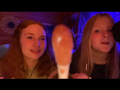 My friend tries ASMR for the first time! Kinda chaotic 🙏🏻