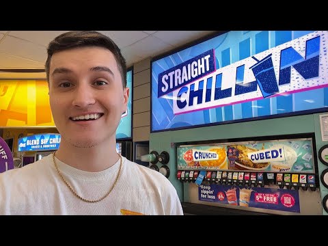 ASMR at The Gas Station ⛽️🌭 (asmr in public)