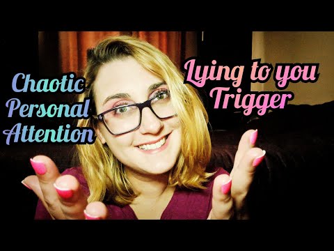 ASMR Lying to You & Chaotic Personal Attention ~ It's So WEIRD All Over the Place for Becca