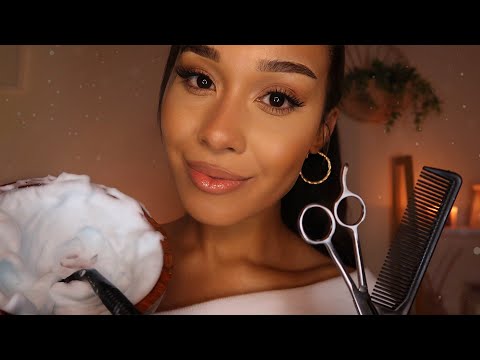 Most Relaxing Barber Shop RP ASMR 🌙 Personal Attention Roleplay With Layered Sounds