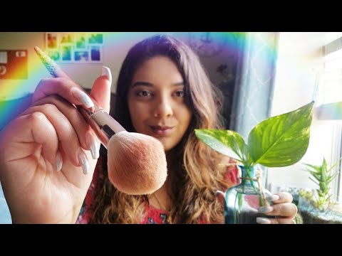 asmr! Makeup Sounds & Plants