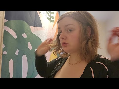 ASMR- GRWM- Skincare, Light Makeup, and Hair- (Rambling w some Personal Attention) Get Ready With Me