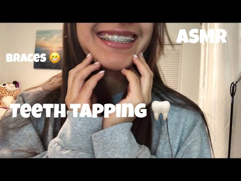 Teeth Tapping with BRACES (ASMR)