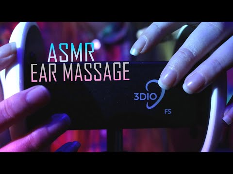 ASMR EAR MASSAGE - 3DIO INTENSE Tingles For Sleep, Study & Relaxtion (No Talking)