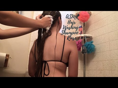 [ASMR] Hair Washing - Shampoo, Scalp Massage, & Rinse *Tingly*  (HIGHLY REQUESTED)