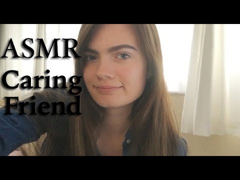 ASMR Soothing Caring Friend Roleplay (Close up for anxiety, stress, panic attacks)
